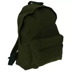 Bagbase Fashion Backpack (18 Litres) (pack Of 2) (one Size, Olive)