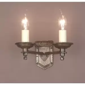 Impex Tudor Light Bronze Candle Wall Lamp