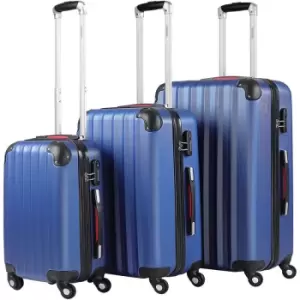 Baseline Hard Shell Blue Suitcase 3Pcs Set