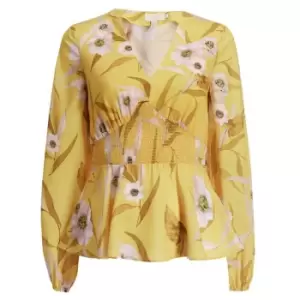 Ted Baker Saniyah Blouse - Yellow