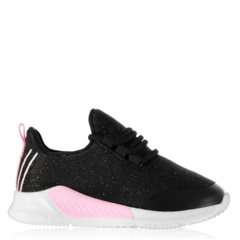 Fabric Santo Trainers Infant Boys - Pink/Black