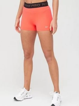 Nike Training Pro 3" Short - Crimson , Crimson, Size S, Women