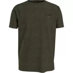 Tommy Hilfiger CN SS TEE LOGO - Green