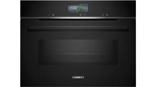 Siemens CM736G1B1B iQ700 Built-In Combination Microwave Oven - Black CM736G1B1B Black