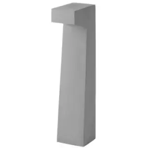 Merano Beaumont Outdoor Bollard Grey Cement Glass LED 5W 200Lm 3000K IP65