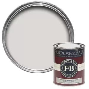 Farrow & Ball Modern Eggshell Paint Strong White - 750ml