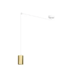 Emibig Traker White/Gold Pendant Ceiling Light 1x GU10