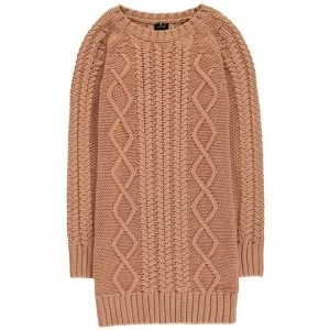 Firetrap Jumper Dress - Blush Cable