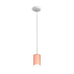 Tube Slim Pendant Light - Leaf Copper Finish, 1x GX53