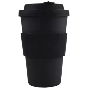 Ecoffee Cup Bamboo Reusable Coffee Cup Kerr & Napier Black 14oz - DY493