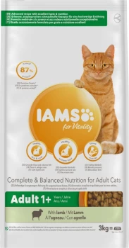 Iams Vitality Adult Lamb Cat Food 10kg