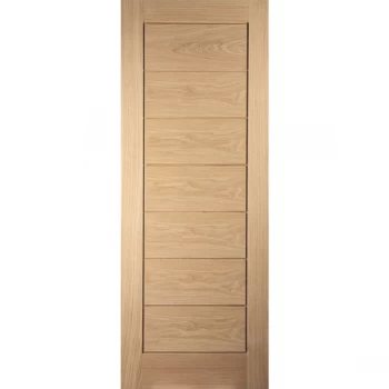 JELD-WEN Curated Oregon Horizontal Cottage Unfinished Oak Internal Flush Door - 1981mm x 762mm (78 inch x 30 inch)