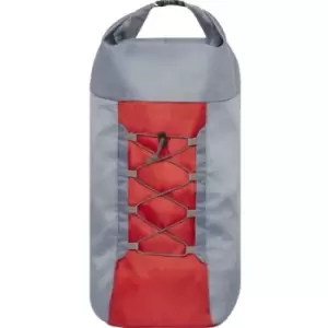 Bullet Blaze Foldable Backpack (One Size) (Grey/Red) - Grey/Red