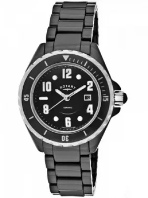 Rotary Mens Ceramique Strap Watch GB00333-19