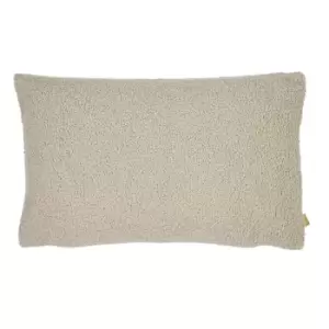 Malham Fleece Rectangular Cushion Latte, Latte / 30 x 50cm / Polyester Filled