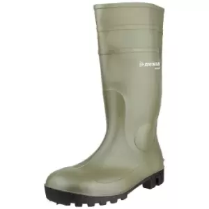 Dunlop Unisex Adult Protomastor Wellington Boots (8 UK) (Green/Black) - Green/Black