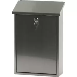 Standard letter box, stainless steel, HxWxD 400 x 280 x 115 mm