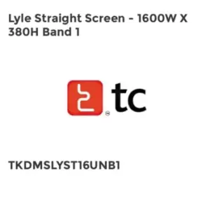 TC Group Lyle Straight Screen - 1600W x 380H Band 1