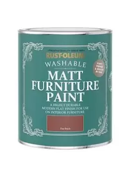 Rust-Oleum Matt Finish 750 Ml Furniture Paint - Fire Brick