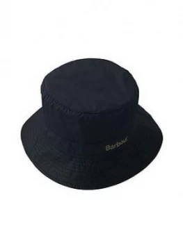 Barbour Waxed Bucket Hat - Navy