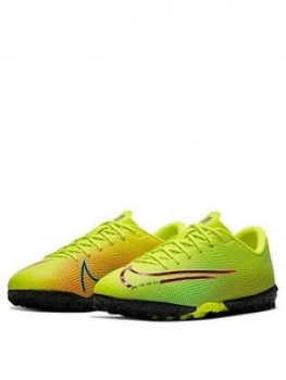 Nike Junior Mercurial Vapor 6 Academy Astro Turf Football Boots, Yellow, Size 11