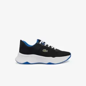 Lacoste Juniors' Court-Drive Textile Trainers Size 5 UK Junior Black / Blue