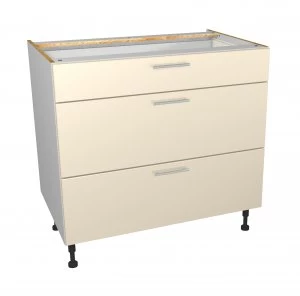 Wickes Orlando Cream Drawer Unit Part 1 of 2 900mm