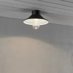 Vega Outdoor Classic Wall, Ceiling Light Black, 8W LED, IP44