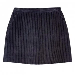 Jack Wills Mae A Line Cord Skirt - Navy