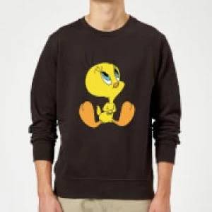 Looney Tunes Tweety Sitting Sweatshirt - Black