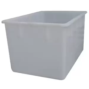 Stacking container made of polyethylene, conical design, capacity 220 litres, natural