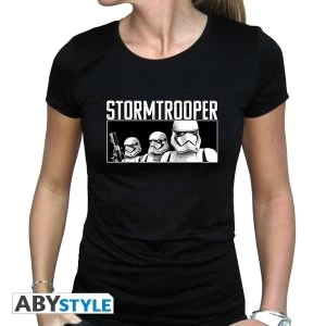 Star Wars - Troopers E9 Women'S Large T-Shirt - Black