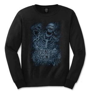 Avenged Sevenfold - Chained Skeleton Unisex X-Large T-Shirt - Black