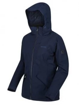 Regatta Highside V Waterproof Jacket - Navy, Size 26, Women