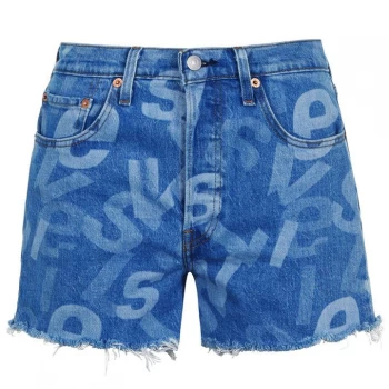 Levis 501 Logo Shorts - CharlestonLgo