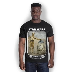 Star Wars - Droids Unisex XX-Large T-Shirt - Black