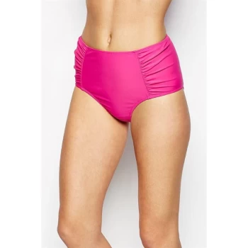 Jack Wills Clayton High Waisted Bikini Bottoms - Orchid