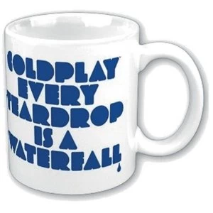 Coldplay - Every Teardrop is a Waterfall Boxed Standard Mug