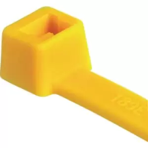 HellermannTyton 116-15014 T150R Cable tie Yellow 100 pc(s)