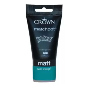 Crown Feature Wall Breatheasy Palm Spring - Matt Paint - 40ml Tester