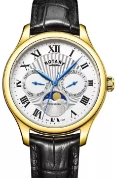 Rotary Watch Moonphase Mens