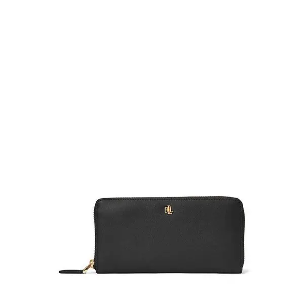 Lauren by Ralph Lauren Lauren Zip Around Large Purse - Black One Size