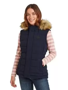 TOG24 Cowling Polyfill Gilet, Navy, Size 24, Women