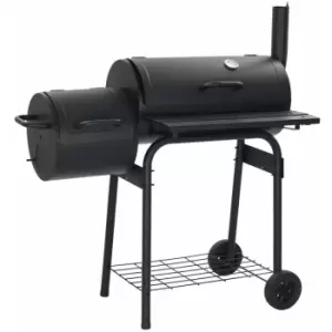 Vidaxl - Classic Charcoal bbq Offset Smoker Black