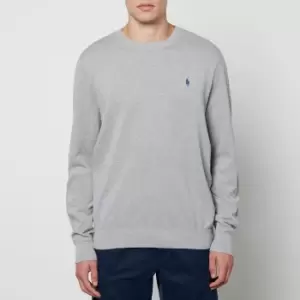 Polo Ralph Lauren Mens Cotton Texture Sweatshirt - Andover Heather - XL