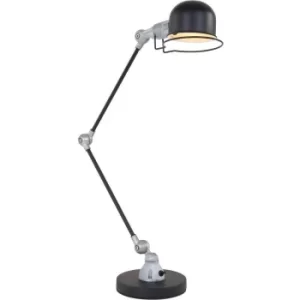 Sienna Davin Task Floor Lamp Black Matt, Metal-Aluminium