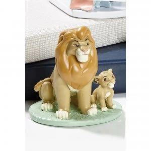 Mufasa and Simba Figurine