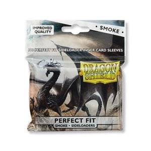 Dragon Shield Perfect Fit Sideloaders - Smoke 100 Sleeves In bag - 15 Packs