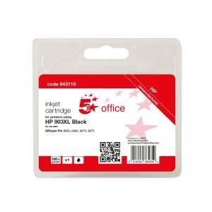 5 Star Office Supplies Inkjet Cartridge Page Life Black 825pp HP