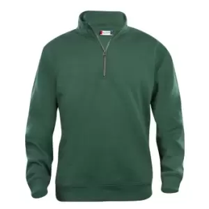 Clique Unisex Adult Basic Half Zip Sweatshirt (XXL) (Bottle Green)